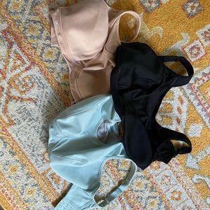 Glamorise sports bras 36G 36H set of 3